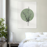 Poster: Eucalyptus and Green Moon