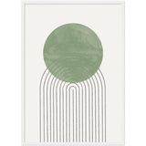 Poster: Green Moon No1.