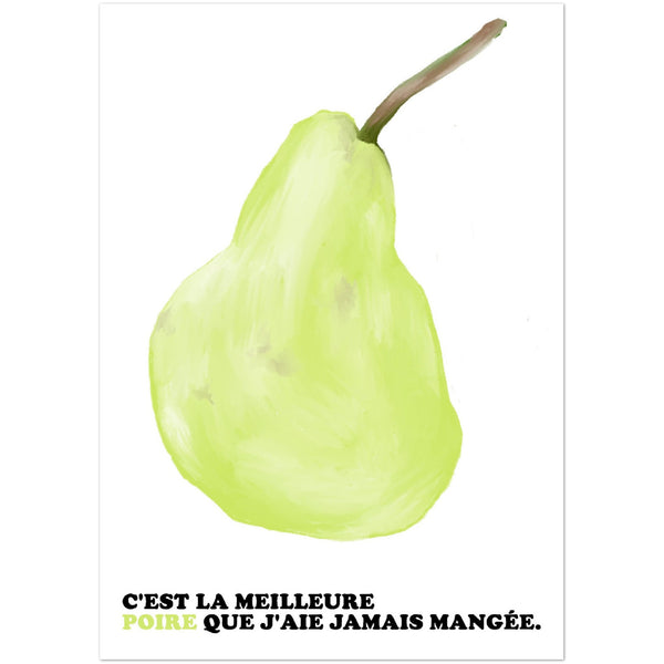 Poster: Poire