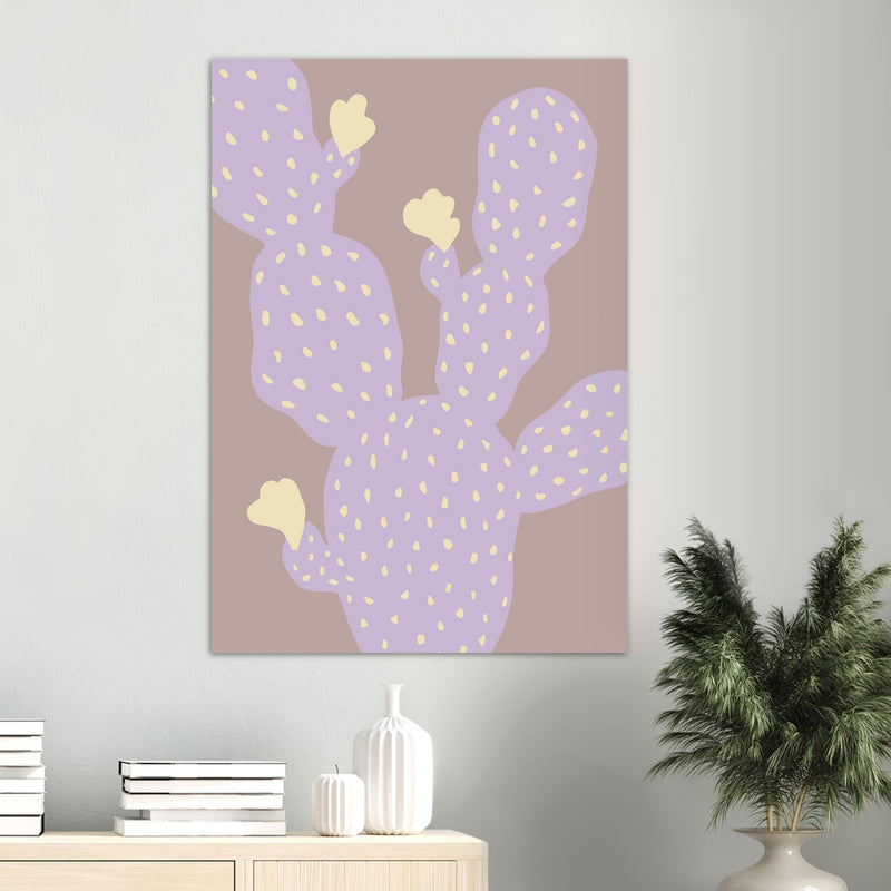 Poster: Lilac Cactus