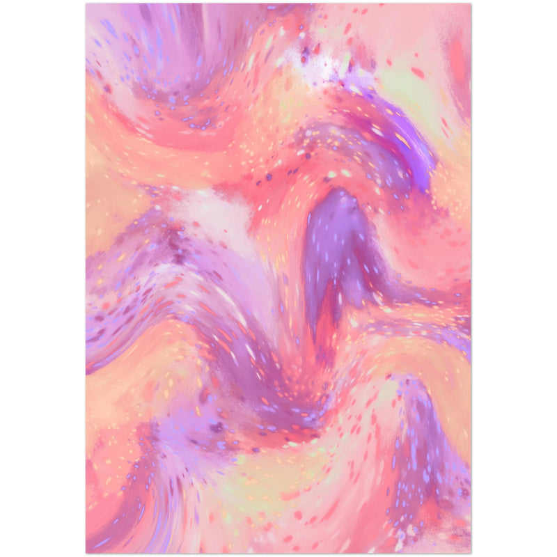 Poster: Pastel Space Pattern