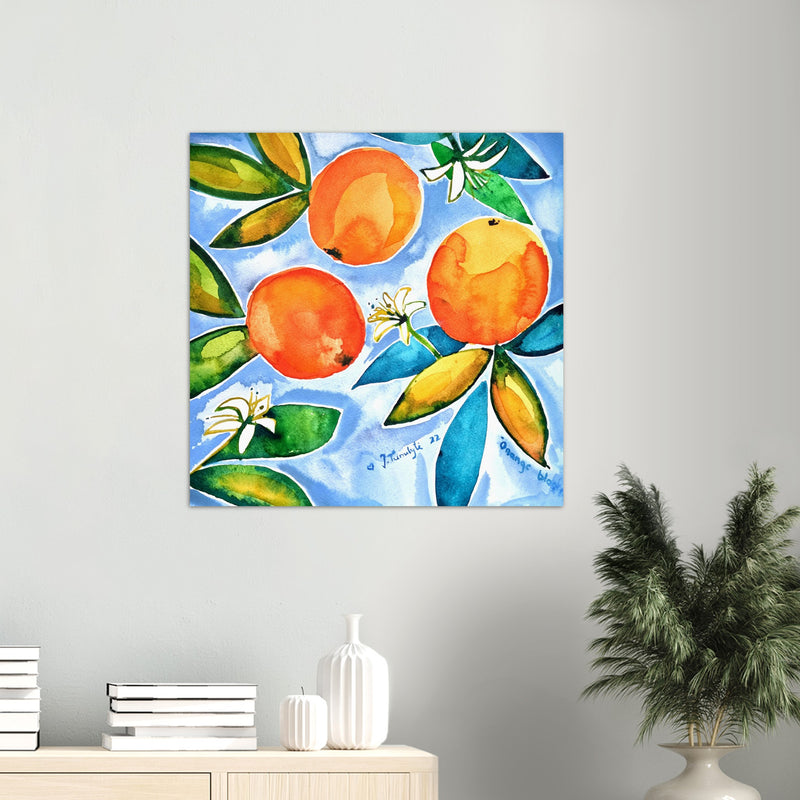 Poster: Oranges Blooming