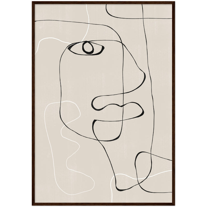 Poster: Abstract Face No1.