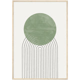 Poster: Green Moon No1.