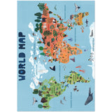 Poster: World map for kids