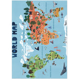 Poster: World map for kids