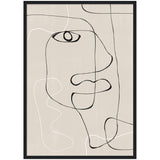 Poster: Abstract Face No1.