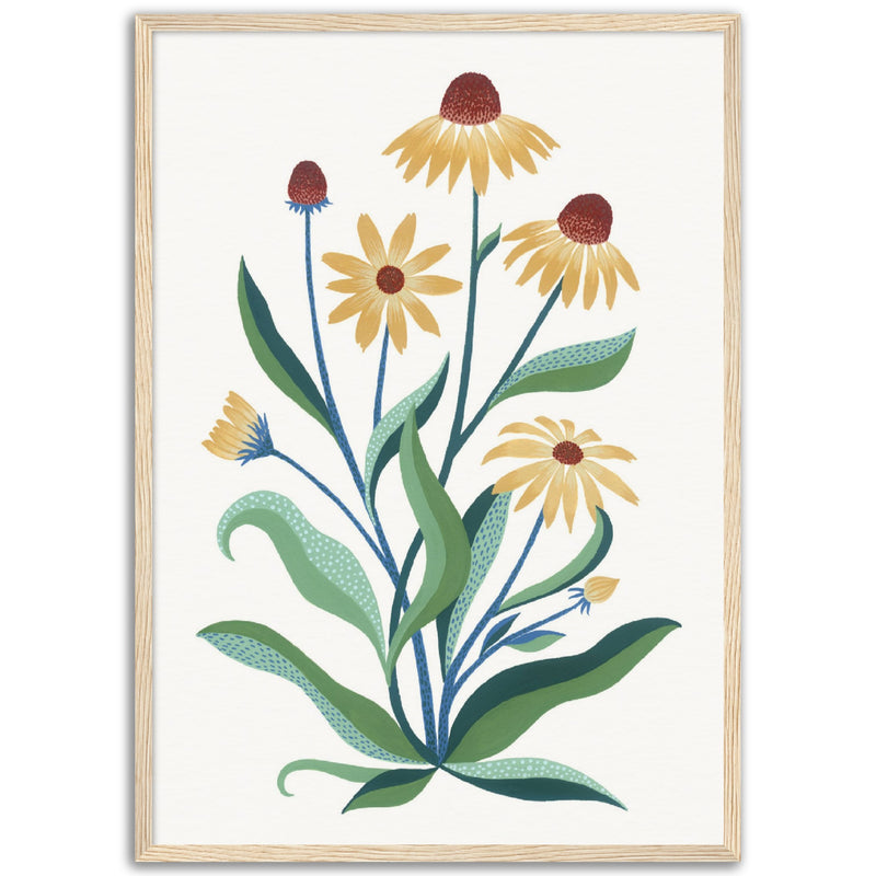 Poster: Yellow Coneflower