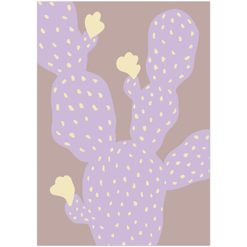 Poster: Lilac Cactus