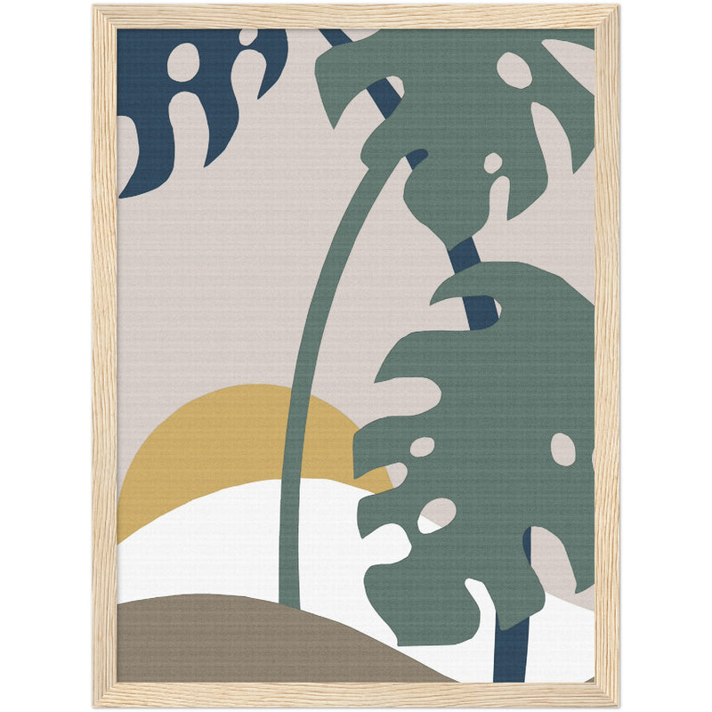 Poster: Monstera Cut Out 02