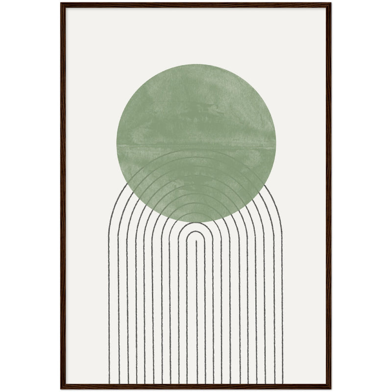 Poster: Green Moon No1.