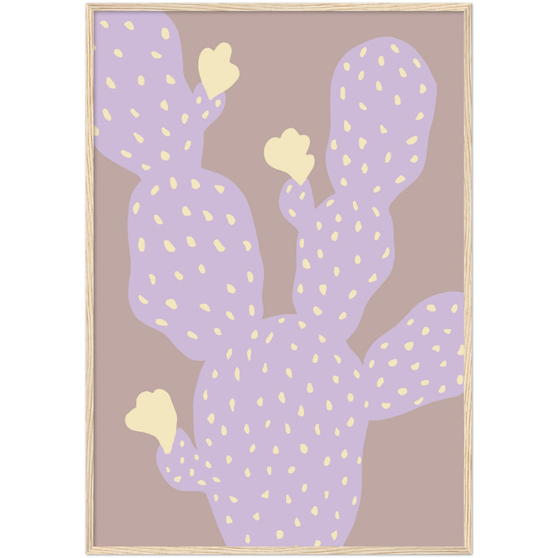 Poster: Lilac Cactus