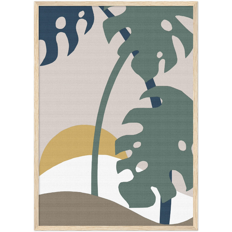 Poster: Monstera Cut Out 02