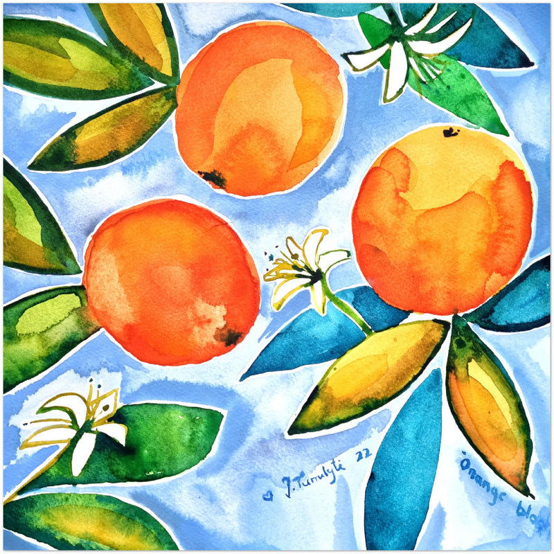 Poster: Oranges Blooming