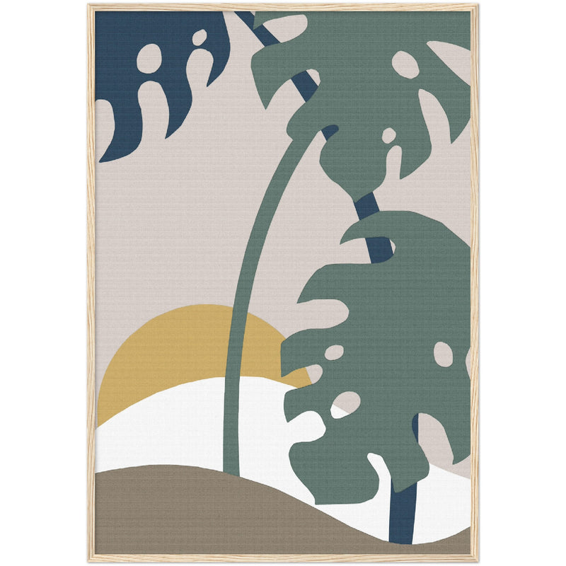 Poster: Monstera Cut Out 02