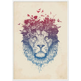 Poster: Floral lion