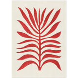 Poster: Red Branch / Lino Print