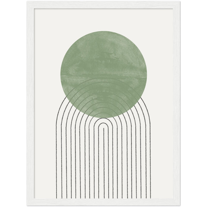 Poster: Green Moon No1.