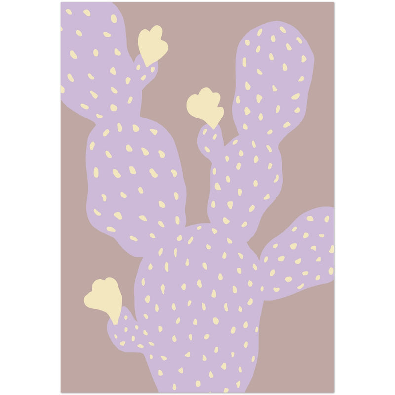 Poster: Lilac Cactus