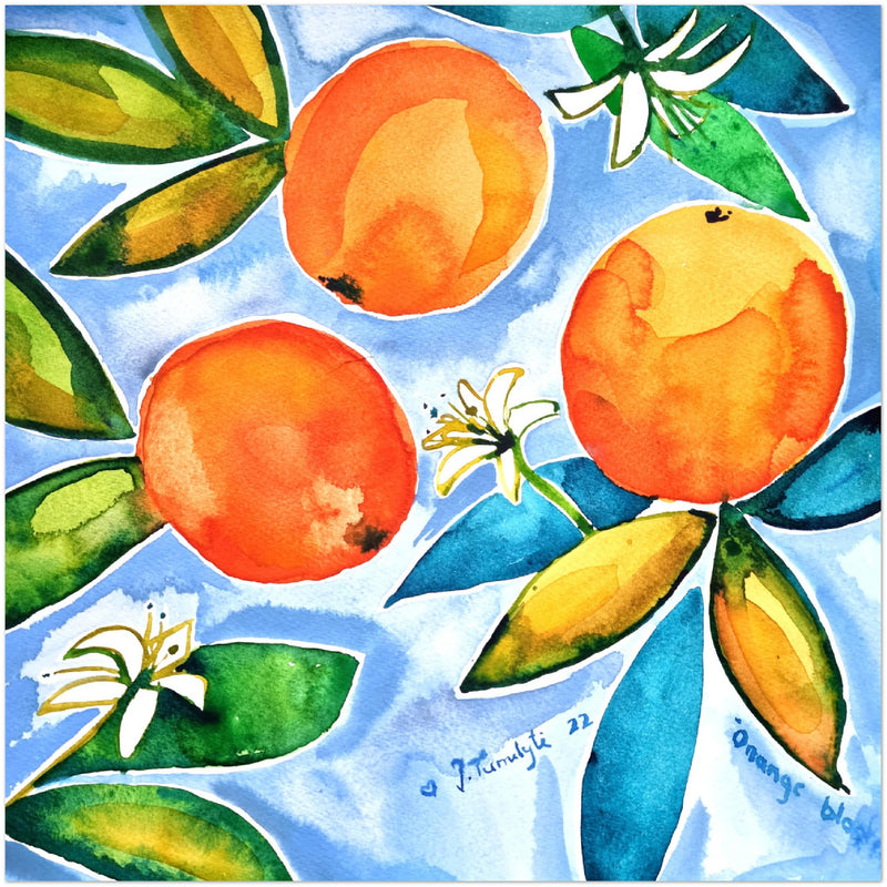 Poster: Oranges Blooming