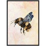 Poster: Grunge Watercolour Bee