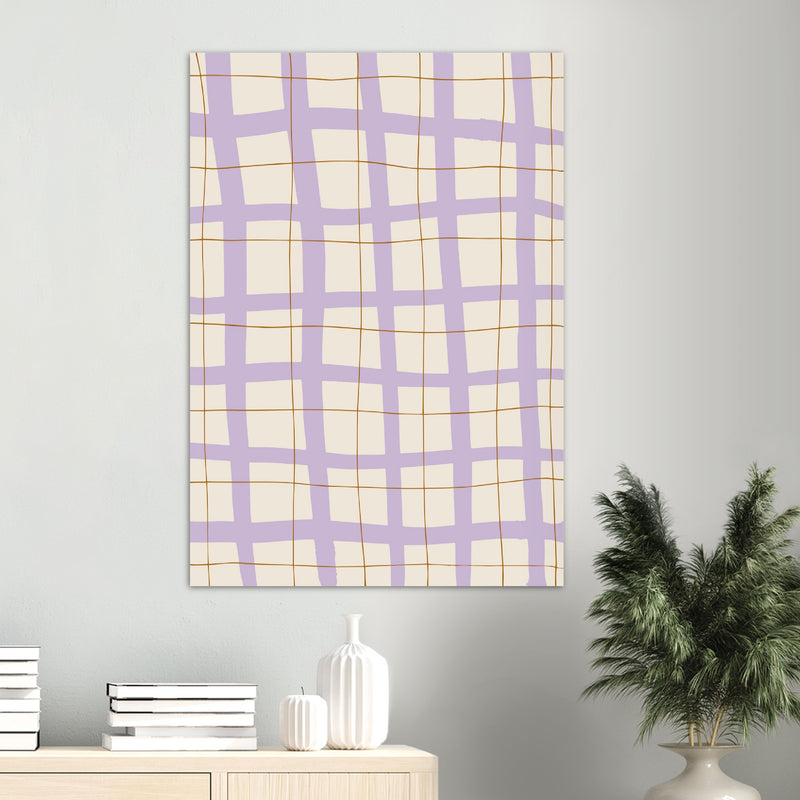 Poster: Lilac Grid