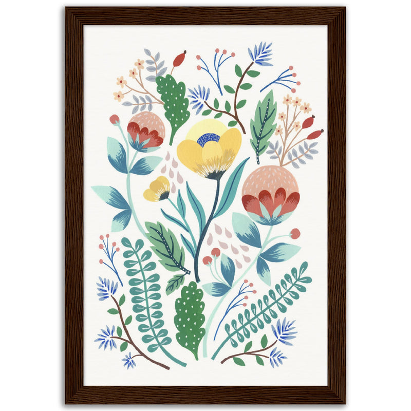 Poster: Fantasy Florals