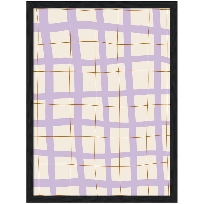 Poster: Lilac Grid