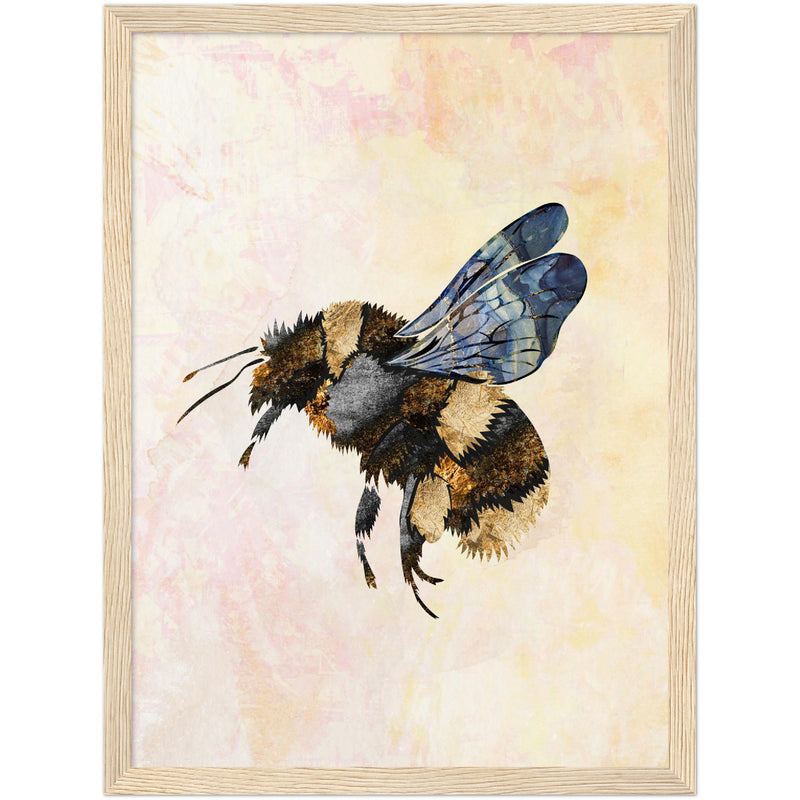 Poster: Grunge Watercolour Bee