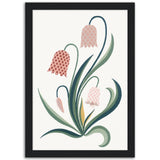 Poster: Pink Chess Flower