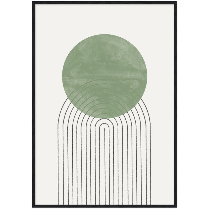 Poster: Green Moon No1.