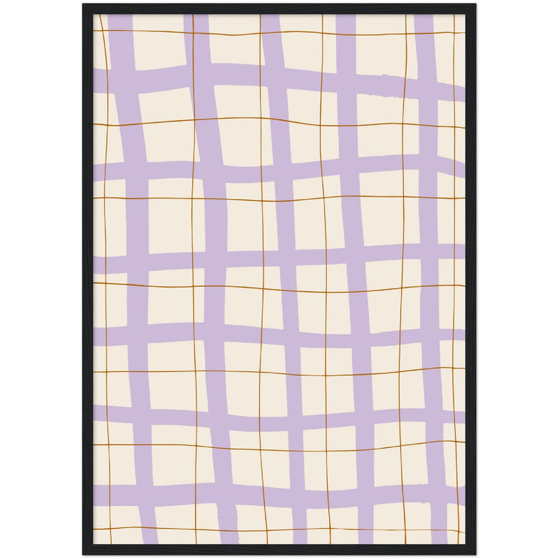 Poster: Lilac Grid