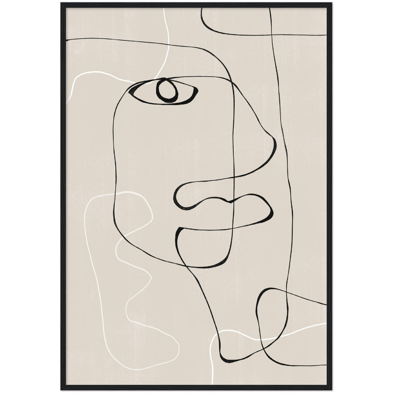 Poster: Abstract Face No1.